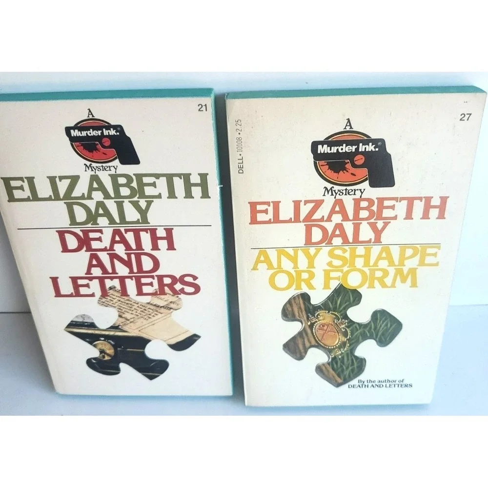 Elizabeth Daly Death and Letters 1981‎ First Dell Printing Murder Ink Mystery PB
